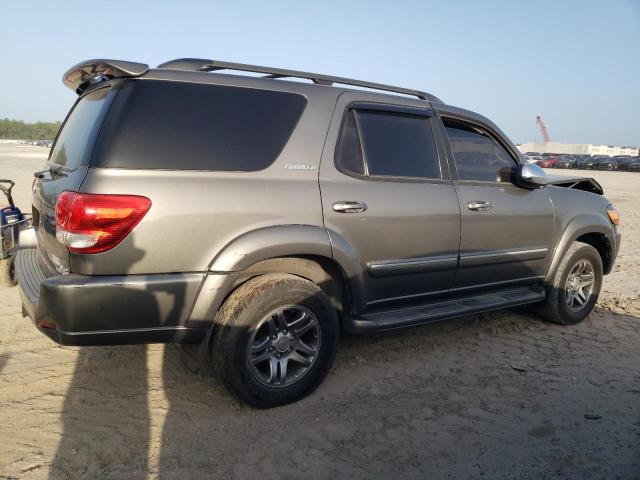 5TDZT38A27S297664 - 2007 TOYOTA SEQUOIA LIMITED GRAY photo 3