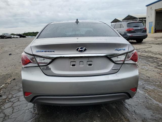 KMHEC4A41DA099221 - 2013 HYUNDAI SONATA HYBRID SILVER photo 6