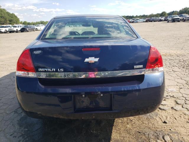 2G1WB57KX91288919 - 2009 CHEVROLET IMPALA LS BLUE photo 6
