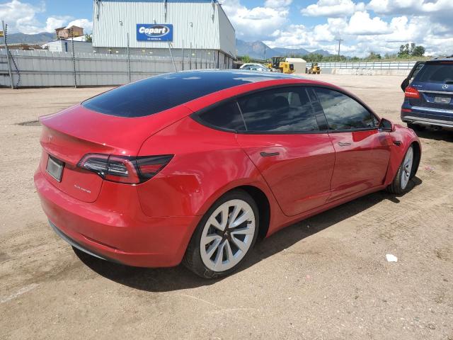5YJ3E1EB7PF630060 - 2023 TESLA MODEL 3 Rouge photo 3