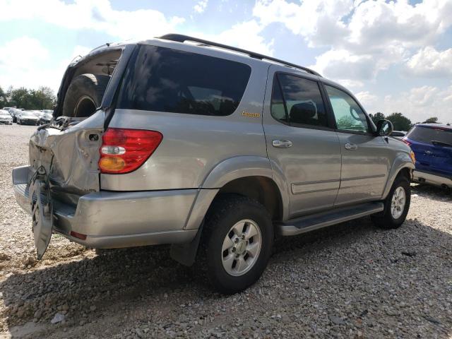 5TDBT48A31S022366 - 2001 TOYOTA SEQUOIA LIMITED SILVER photo 3