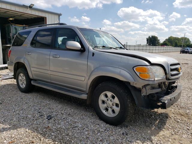 5TDBT48A31S022366 - 2001 TOYOTA SEQUOIA LIMITED SILVER photo 4