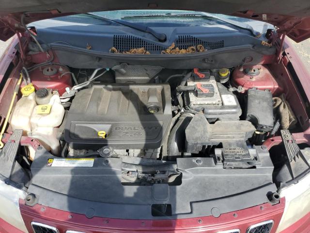 1C4NJDEBXDD234536 - 2013 JEEP COMPASS LATITUDE MAROON photo 11