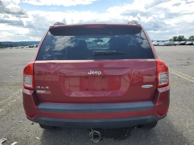 1C4NJDEBXDD234536 - 2013 JEEP COMPASS LATITUDE MAROON photo 6