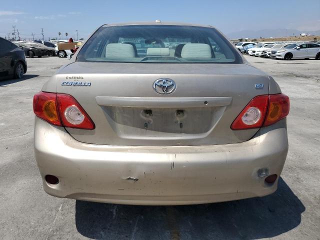 1NXBU40E09Z071622 - 2009 TOYOTA COROLLA BASE ბეჟი ფოტო 6