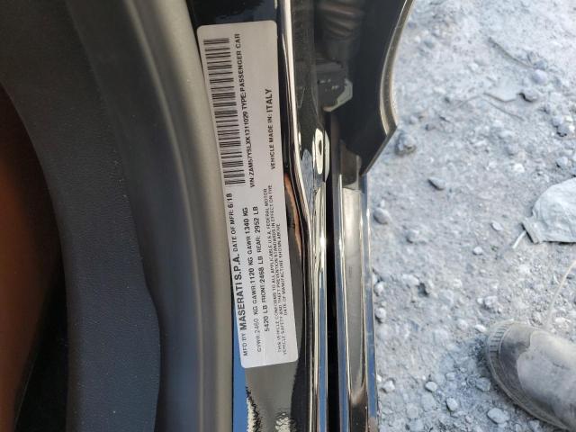 ZAM57YSLXK1311029 - 2019 MASERATI GHIBLI S Սև լուսանկար 13