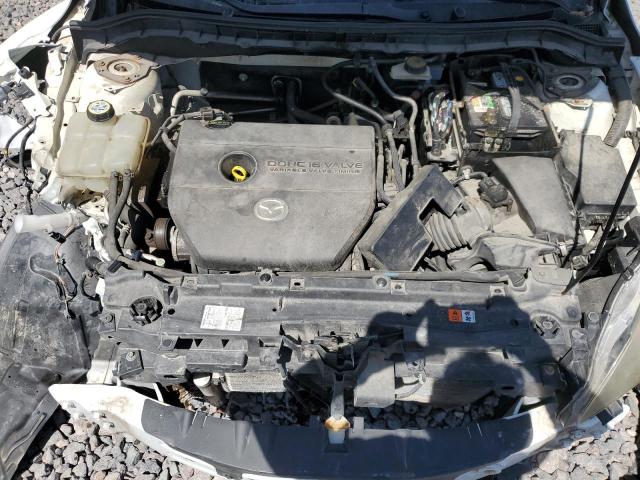 JM1BL1VG1B1448403 - 2011 MAZDA 3 I WHITE photo 11