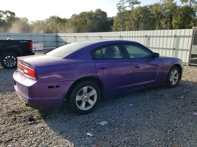 2C3CDXBG3EH215187 - 2014 DODGE CHARGER SE PURPLE photo 3