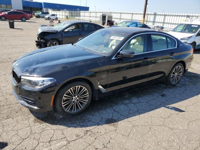 WBAJB1C54KB376572 - 2019 BMW 530XE BLACK photo 1