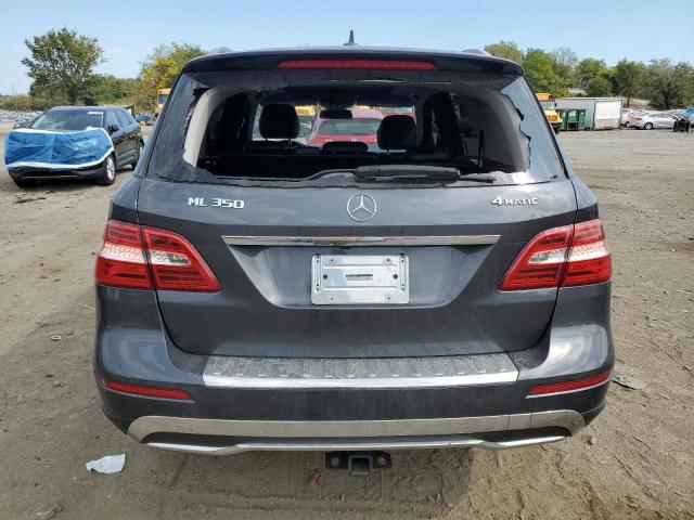 4JGDA5HB6EA273345 - 2014 MERCEDES-BENZ ML 350 4MATIC BLACK photo 6