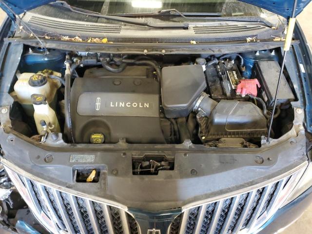 2LMDJ6JK6BBJ13731 - 2011 LINCOLN MKX BLUE photo 12