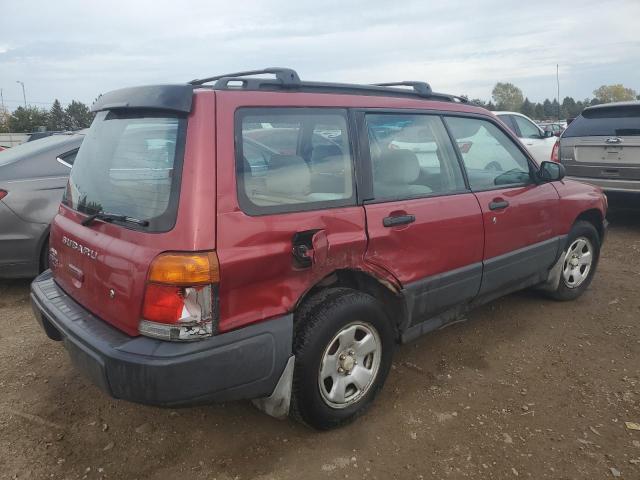 JF1SF635XYH727666 - 2000 SUBARU FORESTER L RED photo 3