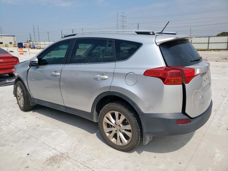 2T3YFREVXDW043370 - 2013 TOYOTA RAV4 LIMITED SILVER photo 2