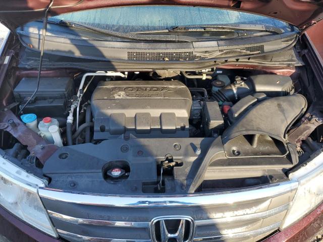 5FNRL5H4XCB086748 - 2012 HONDA ODYSSEY EX MAROON photo 12