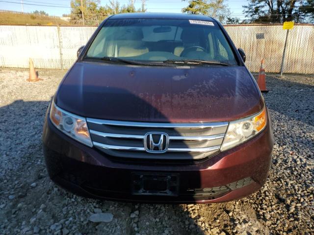 5FNRL5H4XCB086748 - 2012 HONDA ODYSSEY EX MAROON photo 5