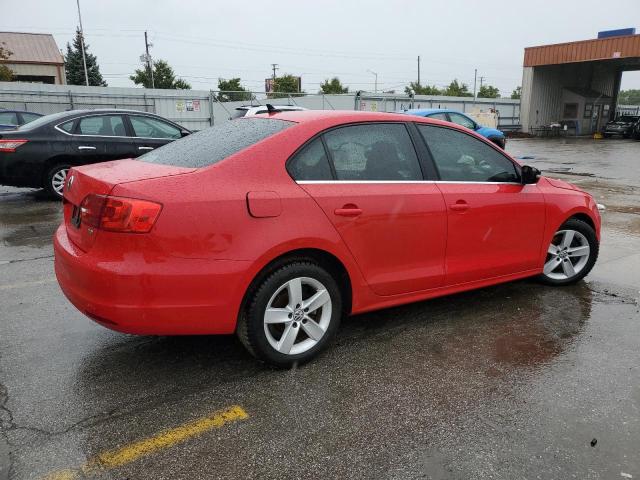 3VWLL7AJ1EM427984 - 2014 VOLKSWAGEN JETTA TDI RED photo 3