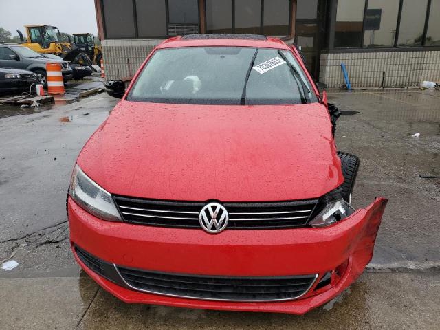 3VWLL7AJ1EM427984 - 2014 VOLKSWAGEN JETTA TDI RED photo 5