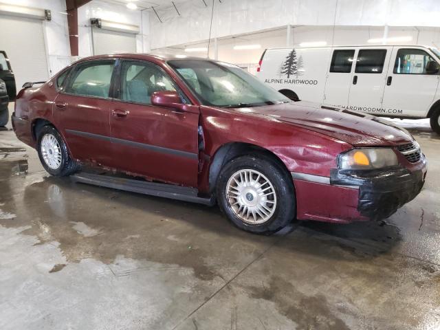 2G1WF52K2Y9152392 - 2000 CHEVROLET IMPALA MAROON photo 4