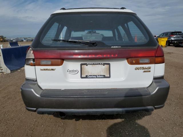 4S3BG6857T7382725 - 1996 SUBARU LEGACY OUTBACK WHITE photo 6