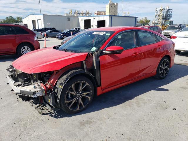 2HGFC2F88KH578311 - 2019 HONDA CIVIC SPORT წითელი ფოტო 1