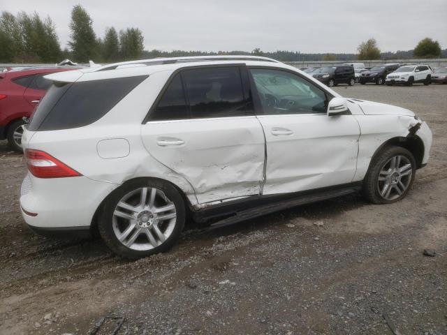 4JGDA5HB4FA595192 - 2015 MERCEDES-BENZ ML 350 4MATIC WHITE photo 3