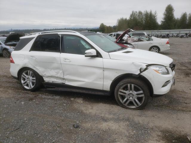 4JGDA5HB4FA595192 - 2015 MERCEDES-BENZ ML 350 4MATIC WHITE photo 4