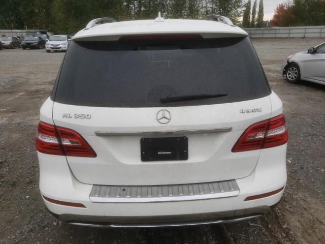 4JGDA5HB4FA595192 - 2015 MERCEDES-BENZ ML 350 4MATIC WHITE photo 6