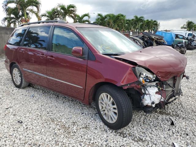 5TDZK22C88S105737 - 2008 TOYOTA SIENNA XLE BURGUNDY photo 4