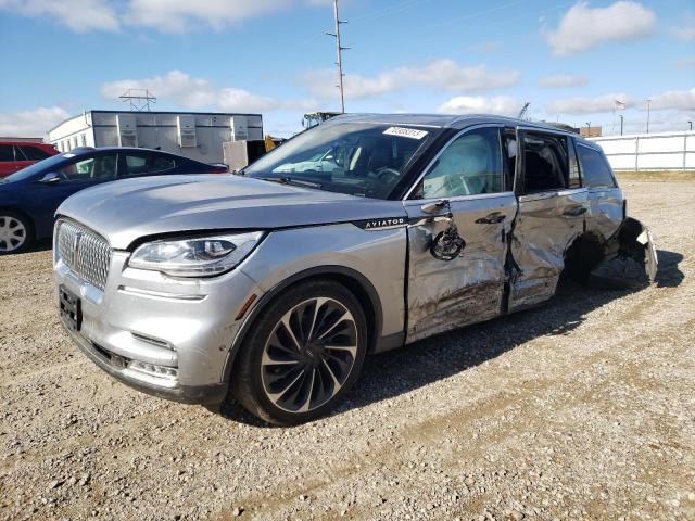 5LM5J7XC5MGL11831 - 2021 LINCOLN AVIATOR RESERVE SILVER photo 1