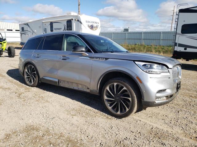 5LM5J7XC5MGL11831 - 2021 LINCOLN AVIATOR RESERVE SILVER photo 4