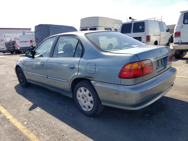 2HGEJ6615YH544721 - 2000 HONDA CIVIC BASE SILVER photo 2