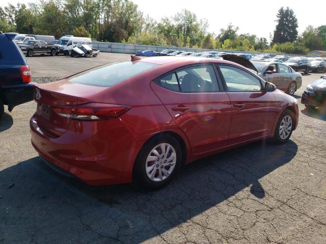 5NPD74LF1HH200484 - 2017 HYUNDAI ELANTRA SE RED photo 3