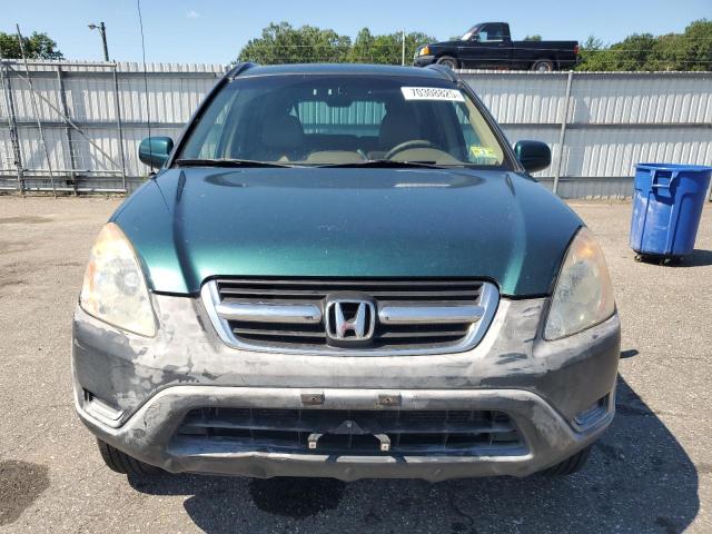 JHLRD78832C062110 - 2002 HONDA CR-V EX BLUE photo 5
