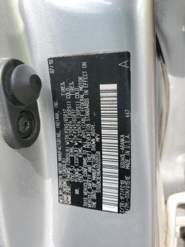5TDZK3EH6AS020558 - 2010 TOYOTA HIGHLANDER Argent photo 13