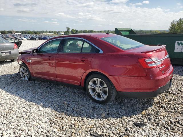 1FAHP2E84FG101671 - 2015 FORD TAURUS SEL RED photo 2