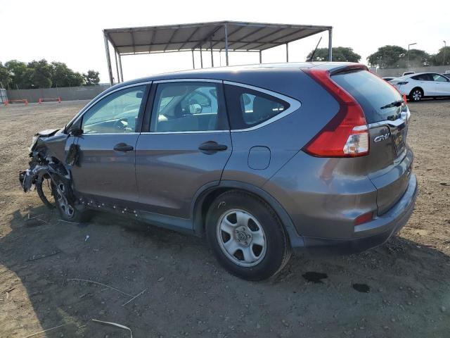 3CZRM3H32GG710481 - 2016 HONDA CR-V LX GRAY photo 2