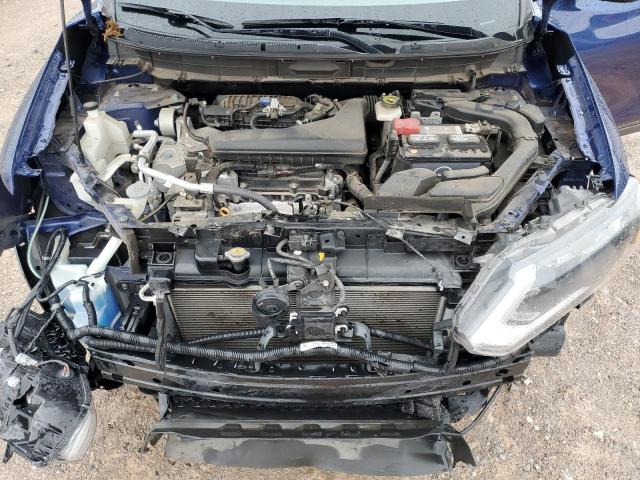 KNMAT2MT0JP622750 - 2018 NISSAN ROGUE S BLUE photo 12