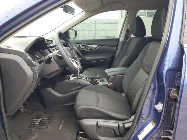 KNMAT2MT0JP622750 - 2018 NISSAN ROGUE S BLUE photo 7