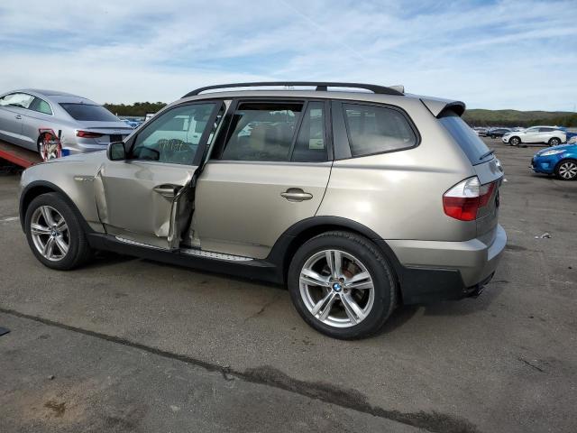 WBXPC93467WF03196 - 2007 BMW X3 3.0SI TAN photo 2