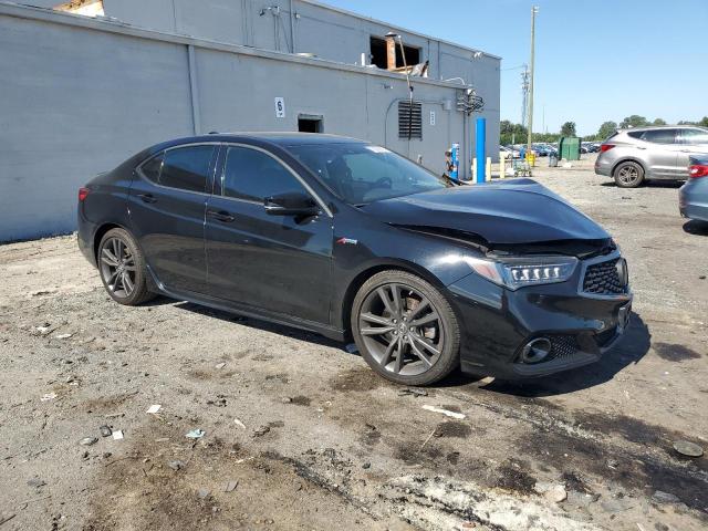 19UUB3F67JA004889 - 2018 ACURA TLX TECH+A Սև լուսանկար 4