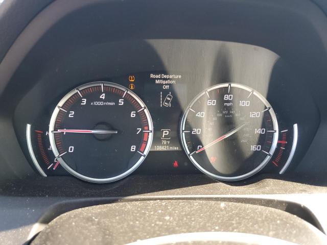 19UUB3F67JA004889 - 2018 ACURA TLX TECH+A Սև լուսանկար 9