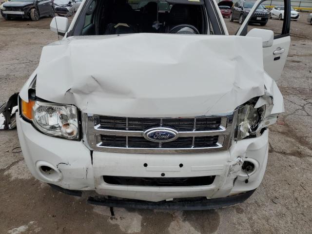 1FMCU9EG0CKC44960 - 2012 FORD ESCAPE LIMITED 白色 照片 12