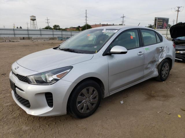 3KPA24AD4LE336835 - 2020 KIA RIO LX SILVER photo 1