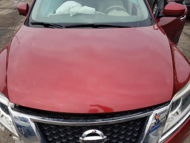 5N1AR2MM5FC683707 - 2015 NISSAN PATHFINDER S 红色 照片 12