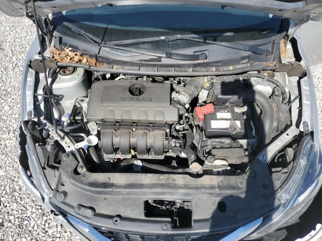 3N1AB7AP3HY402540 - 2017 NISSAN SENTRA S SILVER photo 11