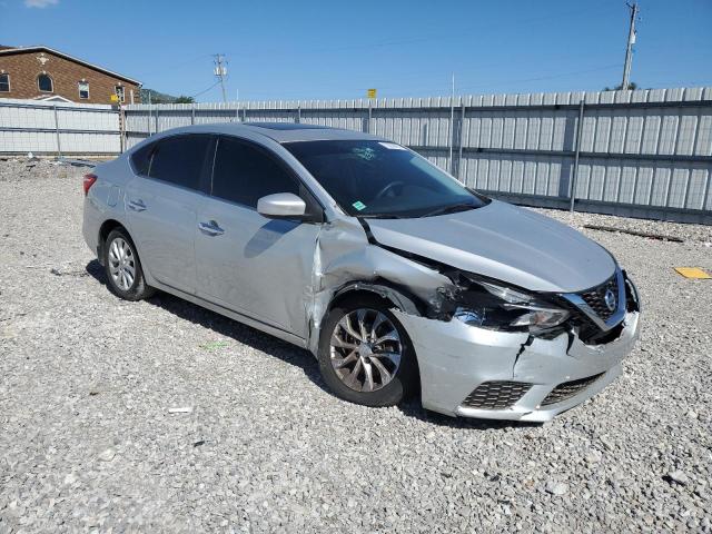 3N1AB7AP3HY402540 - 2017 NISSAN SENTRA S SILVER photo 4