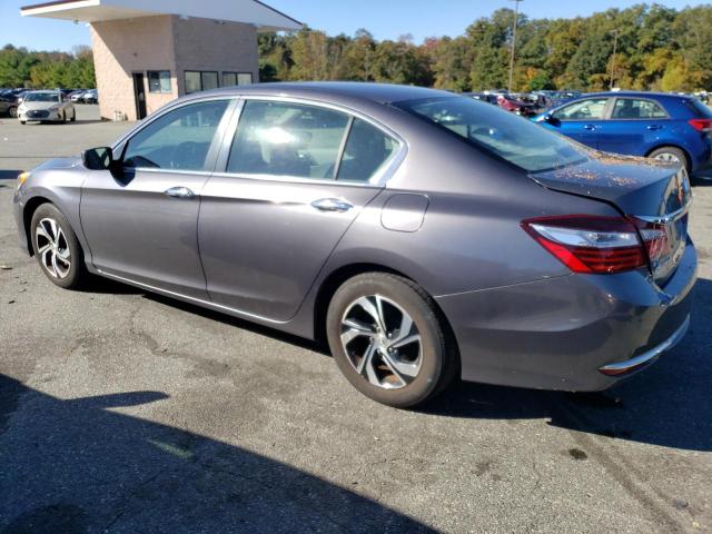 1HGCR2F3XHA184600 - 2017 HONDA ACCORD LX GRAY photo 2