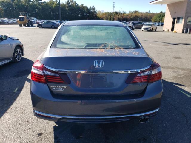 1HGCR2F3XHA184600 - 2017 HONDA ACCORD LX GRAY photo 6