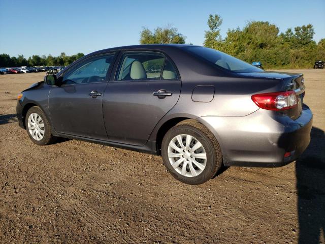 5YFBU4EE3DP075697 - 2013 TOYOTA COROLLA BASE ნაცრისფერი ფოტო 2