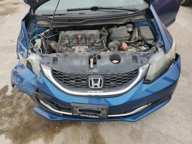 19XFB2F53DE097243 - 2013 HONDA CIVIC LX BLUE photo 11